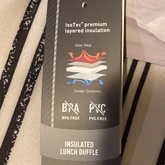 🤍🖤🤍NWT Thermos IsoTec Premium Insulated Lunch Duffel w/Reusable Ice Mat - Picture 15 of 16